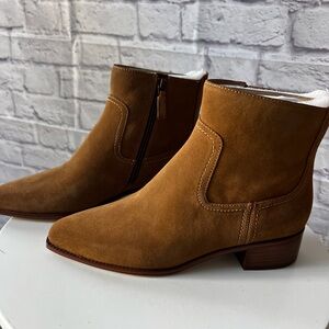 Cole Haan Tan Suede Boots